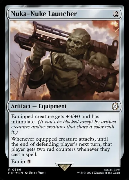 Nuka-Nuke Launcher, Magic card PIP 666 — Fallout set