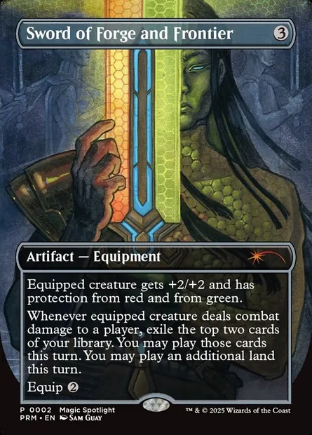 Sword of Forge and Frontier, Magic card PSPL 3 — Spotlight Series set