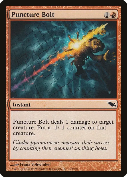 Puncture Bolt, Magic card SHM 102 — Shadowmoor set