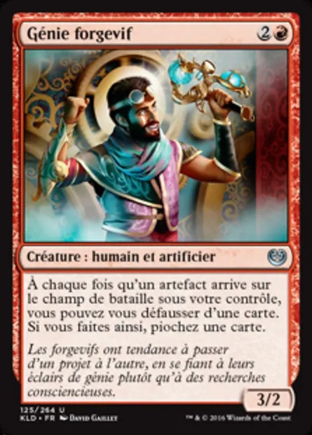Génie forgevif, carte Magic KLD 125 — extension Kaladesh