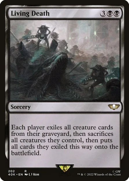 Living Death, Magic card 40K 202 — Warhammer 40,000 Commander set