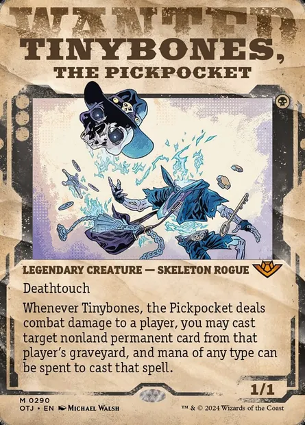 Tinybones, the Pickpocket, Magic card OTJ 290 — Outlaws of Thunder Junction set