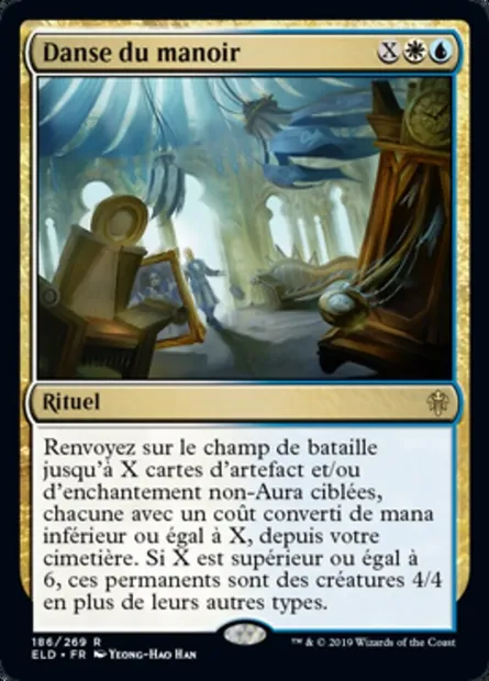 Danse du manoir, carte Magic ELD 186 — extension Throne of Eldraine