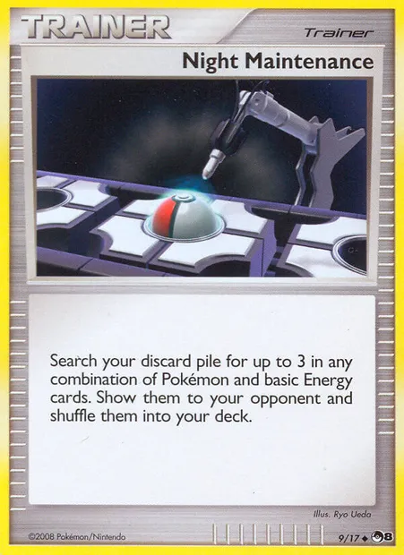 Night Maintenance, Pokémon card P8 9 — POP Series 8 set
