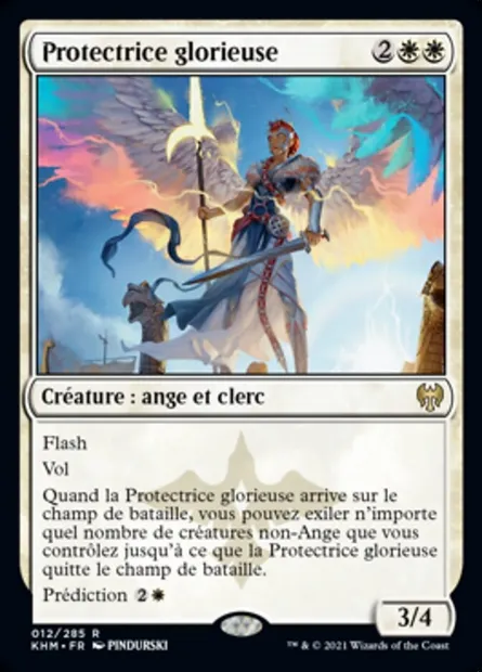 Protectrice glorieuse, carte Magic KHM 12 — extension Kaldheim