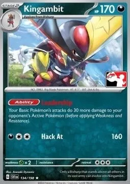 Scalpereur, carte Pokémon PPS 134-3 — extension Play! Pokémon Prize Pack Series