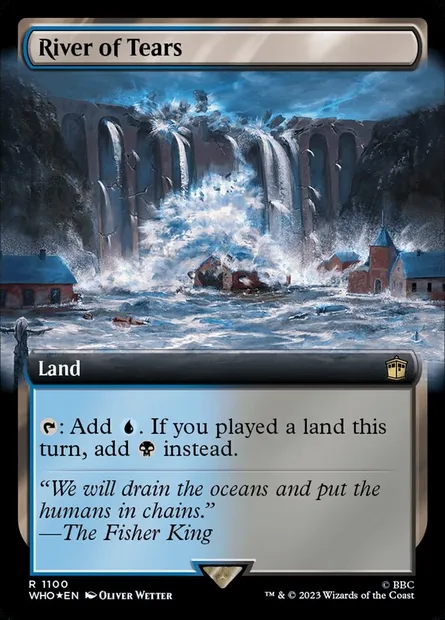 Rivière de larmes, carte Magic WHO 1100 — extension Doctor Who