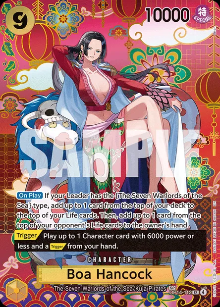 Boa Hancock, One Piece card OP14-112 — THE AZURE SEA’S SEVEN set