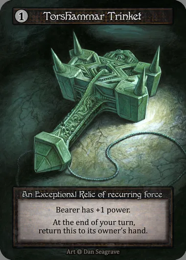 Torshammar Trinket, carte Sorcery ALP 338 — extension Alpha