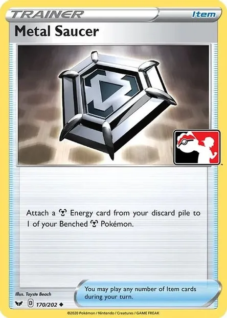 Metal Saucer, Pokémon card PPS 170 — Play! Pokémon Prize Pack Series set
