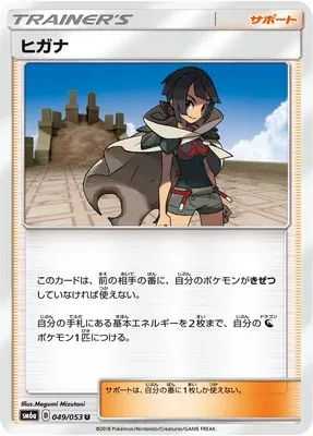 Zinnia, Pokémon card SM6a 049 — Dragon Storm set