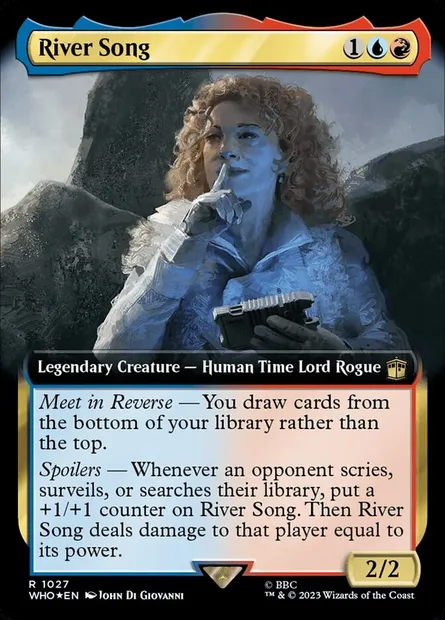 River Song, Magic card WHO 1027 — Doctor Who set