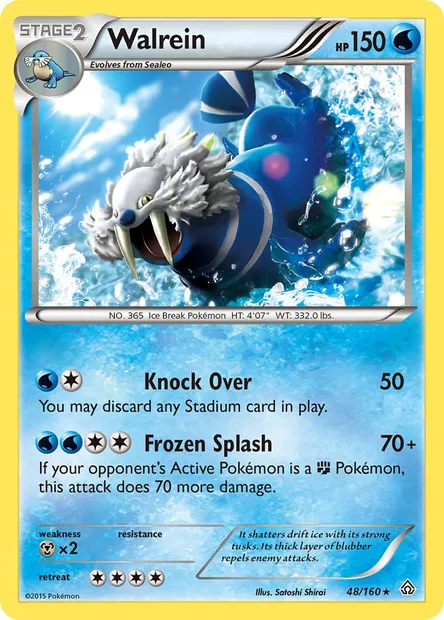 Walrein, Pokémon card PRC 48 — Primal Clash set