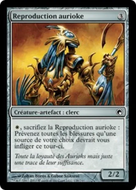 Reproduction aurioke, carte Magic SOM 138 — extension Cicatrices de Mirrodin
