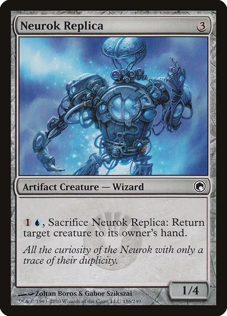 Neurok Replica, Magic card SOM 186 — Scars of Mirrodin set
