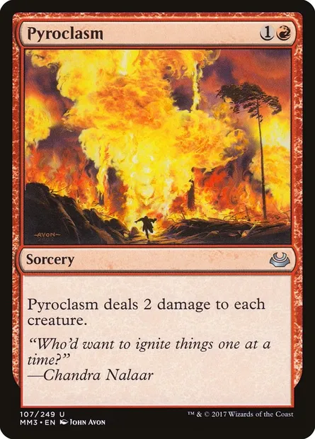 Pyroclasm, Magic card MM3 107 — Modern Masters 2017 set