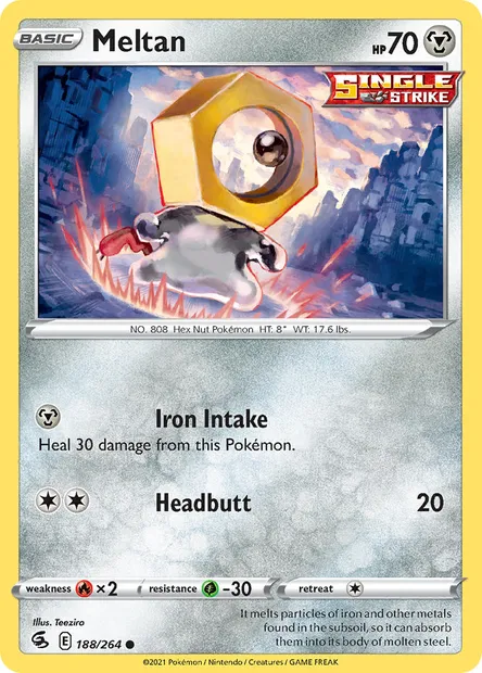 Meltan, Pokémon card FST 188 — Fusion Strike set