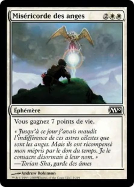 Miséricorde des anges, carte Magic M10 2 — extension Magic 2010