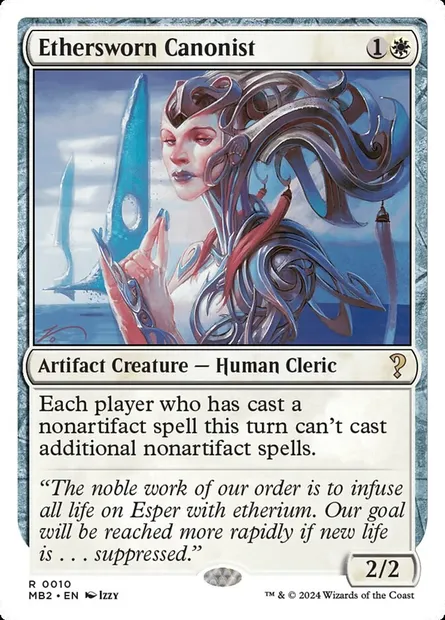 Ethersworn Canonist, Magic card MB2 10 — Mystery Booster 2 set