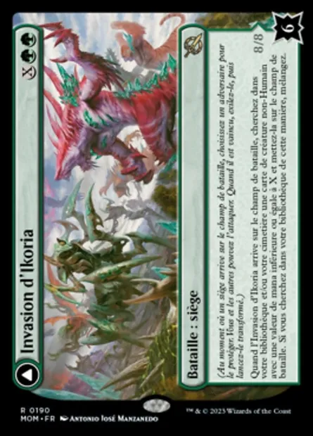 Invasion d'Ikoria // Zilortha, zénith d'Ikoria, carte Magic MOM 190 — extension L'invasion des machines
