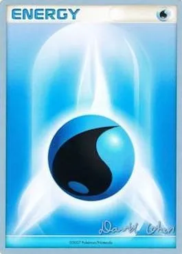 Énergie Eau, carte Pokémon WCD09 ct314153 — extension World Championship Decks 2009