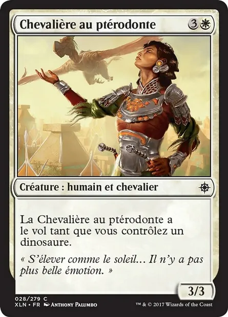 Chevalière au ptérodonte, carte Magic XLN 28 — extension Ixalan