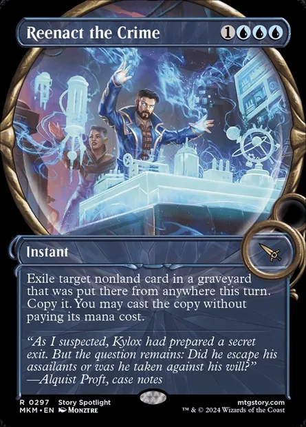 Reenact the Crime, Magic card MKM 297 — Murders at Karlov Manor set