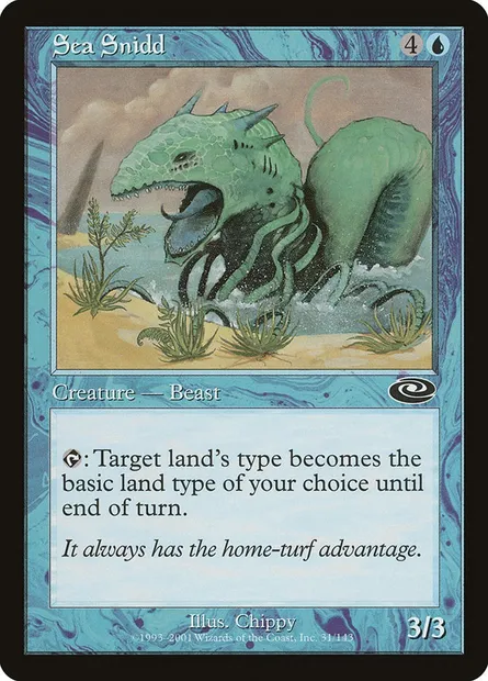 Sea Snidd, Magic card PLS 31 — Planeshift set