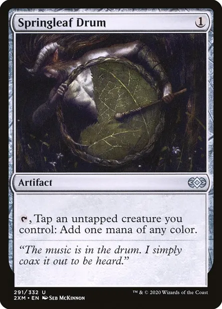 Springleaf Drum, Magic card 2XM 291 — Double Masters set