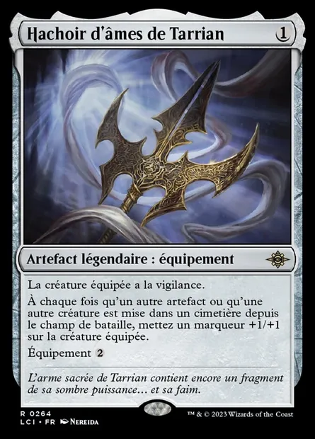 Hachoir d'âmes de Tarrian, carte Magic LCI 264 — extension The Lost Caverns of Ixalan