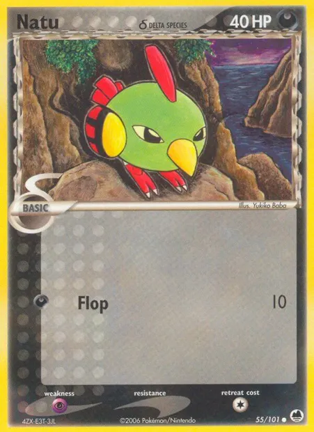 Natu δ, Pokémon card DF 55 — Dragon Frontiers set
