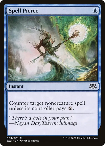 Spell Pierce, Magic card 2X2 63 — Double Masters 2022 set