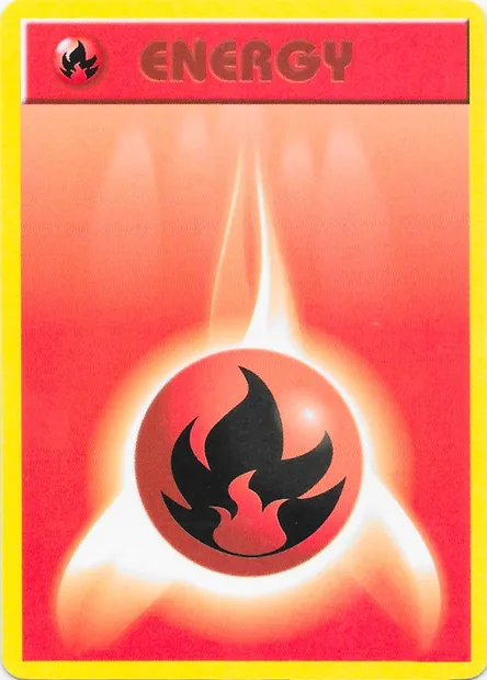 Fire Energy, Pokémon card GYM2-G ct280892 — Guren Town Gym set