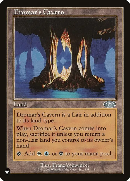 Dromar's Cavern, Magic card PLS 138 — The List set