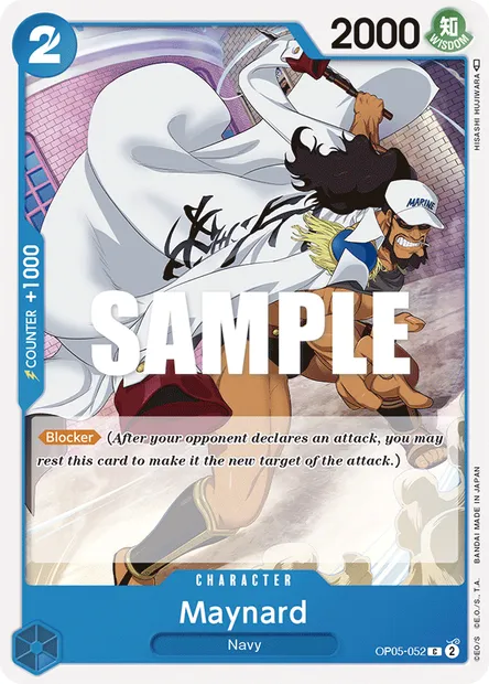 Maynard, carte One Piece OP05-052 — extension AWAKENING OF THE NEW ERA