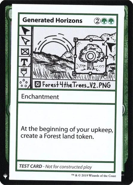 Generated Horizons, carte Magic CMB1 75 — extension Mystery Booster Playtest Cards 2019