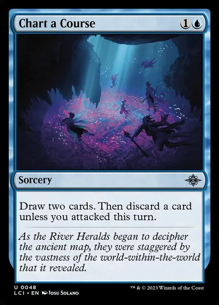 Chart a Course, Magic card LCI 48 — The Lost Caverns of Ixalan set