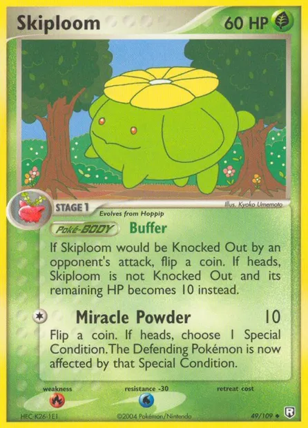 Skiploom, Pokémon card TRR 49 — Team Rocket Returns set