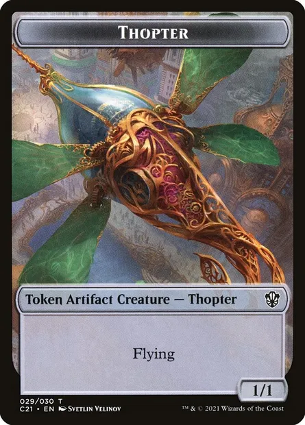 Thopter, Magic card TC21 29 — Commander 2021 Tokens set