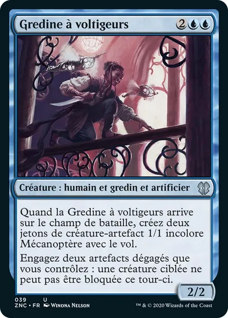 Gredine à voltigeurs, carte Magic ZNC 39 — extension Zendikar Rising Commander