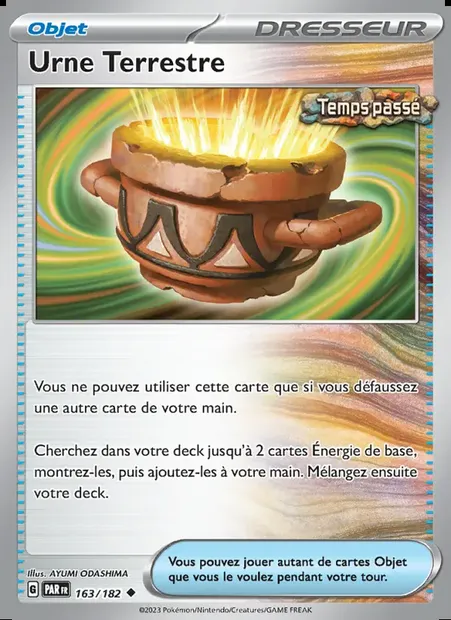 Urne Terrestre, carte Pokémon PAR 163 — extension Faille Paradoxe