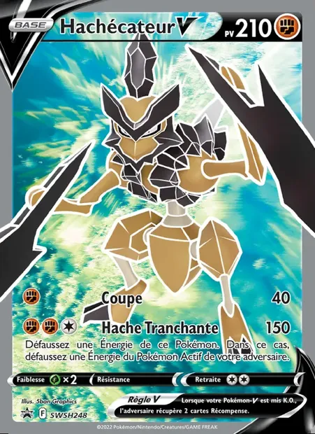 Hachécateur V, carte Pokémon SWSH 248 — extension Promo SWSH