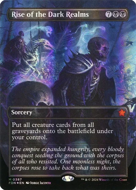 Ascension des Royaumes obscurs, carte Magic FDN 387 — extension Foundations