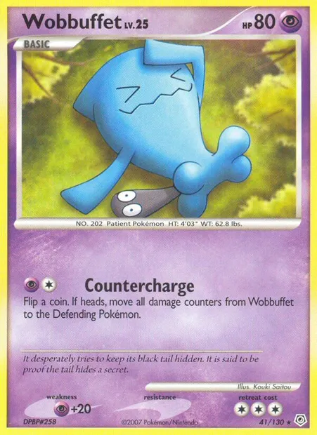 Wobbuffet, Pokémon card DP 41 — Diamond & Pearl set