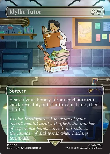 Idyllic Tutor, Magic card SLD 1636★ — Secret Lair Drop set