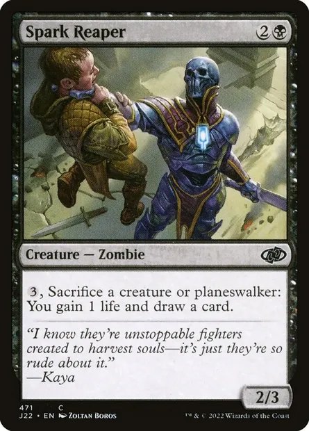 Spark Reaper, Magic card J22 471 — Jumpstart 2022 set