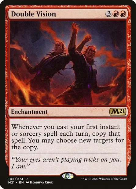 Double Vision, Magic card M21 142 — Core Set 2021 set