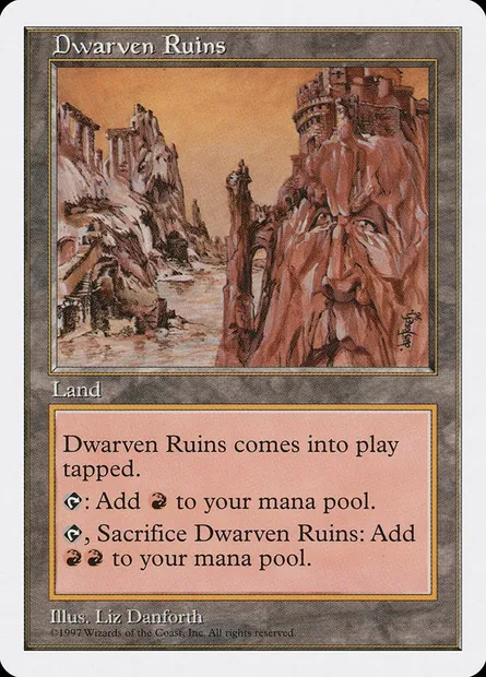 Dwarven Ruins, Magic card 5ED 415 — Fifth Edition set