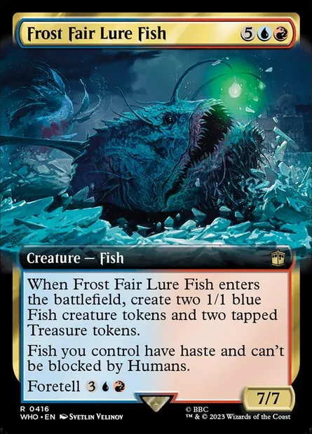 Frost Fair Lure Fish, Magic card WHO 416 — Doctor Who set