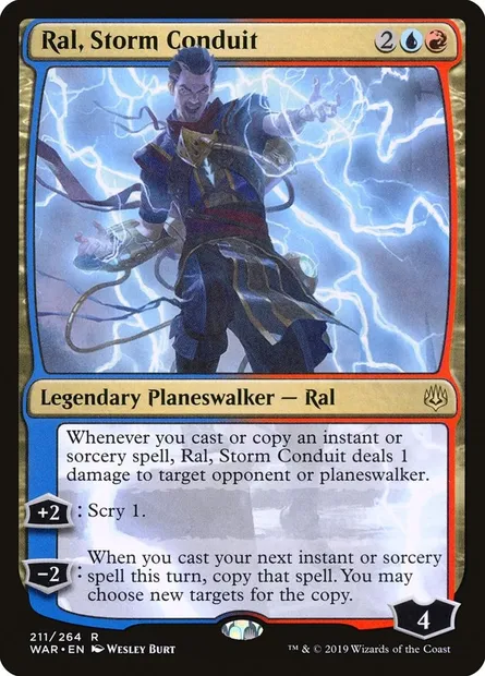 Ral, Storm Conduit, Magic card WAR 211 — War of the Spark set
